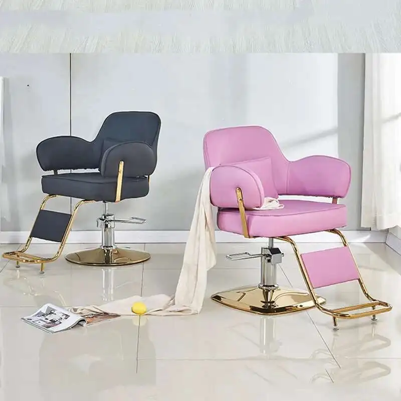 

Shampoo Bed Barber Chair Facial Cosmetic Professional Hairdressing Barber Chair Swivel Rotating Cadeira Hair Salon Furniture