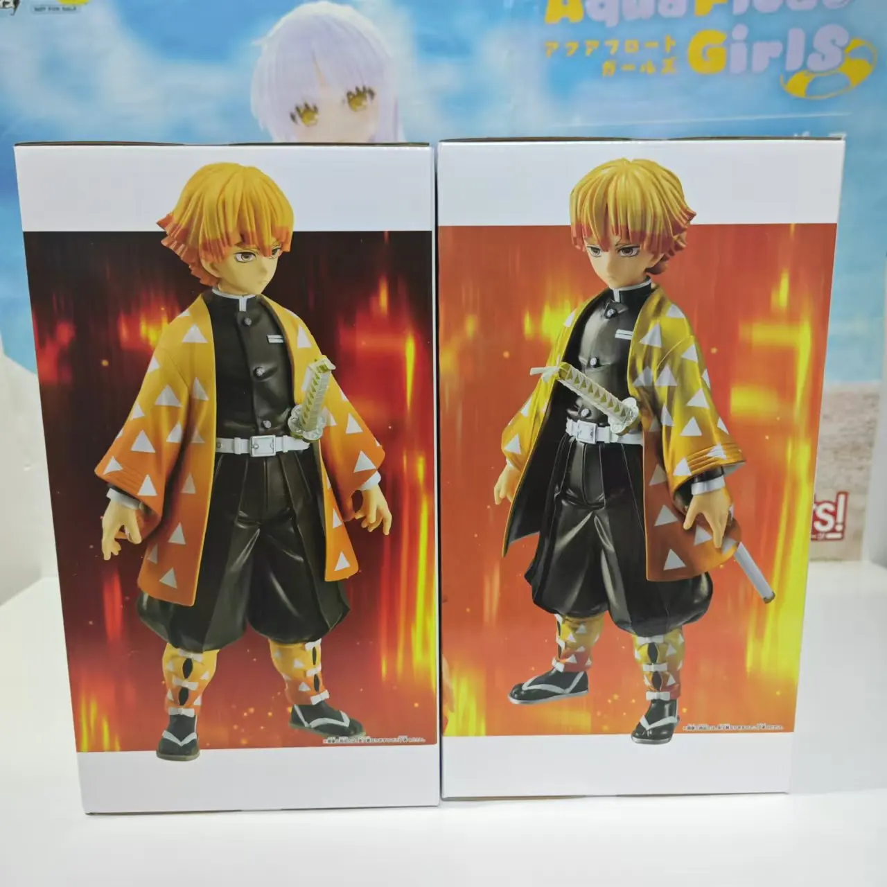 Asli Banpresto Demon Slayer Anime Agatsuma Zenitsu Grandista Figur Anime Mainan Koleksi Patung Model Figur Aksi