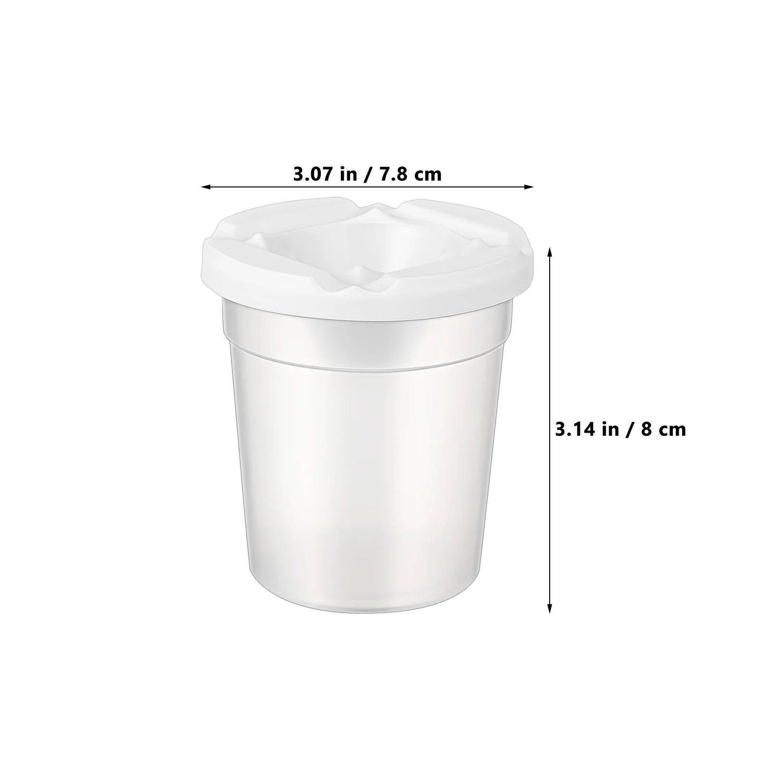 12 قطعة أكواب طلاء مقاومة للانسكاب أغطية مختومة للأطفال لوحة ألوان مائية من الأكريليك حاويات تخزين الصباغ الصغيرة لوازم فنية #2