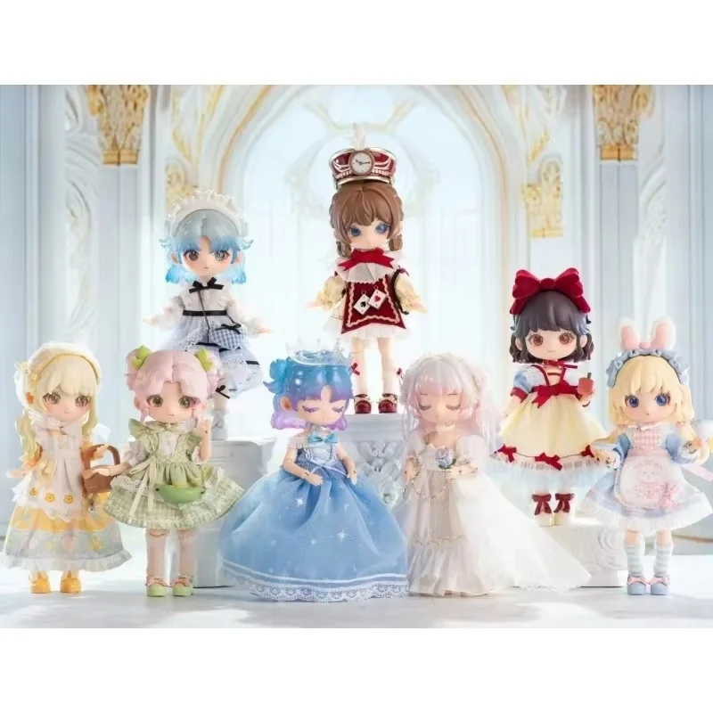 

In Stocklily Blind Box 2nd Generation 12 Minutes Bjd Joint Mobile Fairy Tale Style Doll Handmade Cute Doll Cinderella Snow White