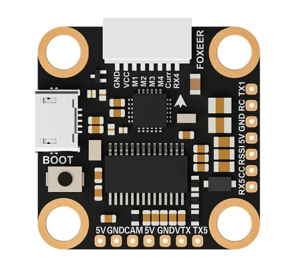 

Foxeer F722 V4 мини-контроллер полета MPU6000 20*20 мм для DIY RC FPV гоночный дрон контроллер фристайл аксессуары для дронов