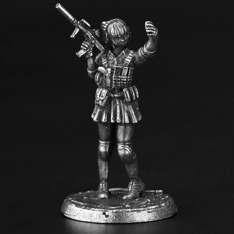 Cupronickel Modern Warfare Model żołnierza Figurki akcji Ozdoby Akcesoria do gier planszowych Miniaturowe zabawki Gotowy produkt