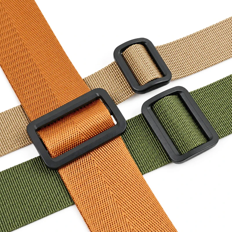 30/50/100Pcs Plastic Adjust Buckles 20-50mm Black Tri-Glide Slider Clasp Bag Strap Dog Collar Hook Webbing Belt Loop Accessories