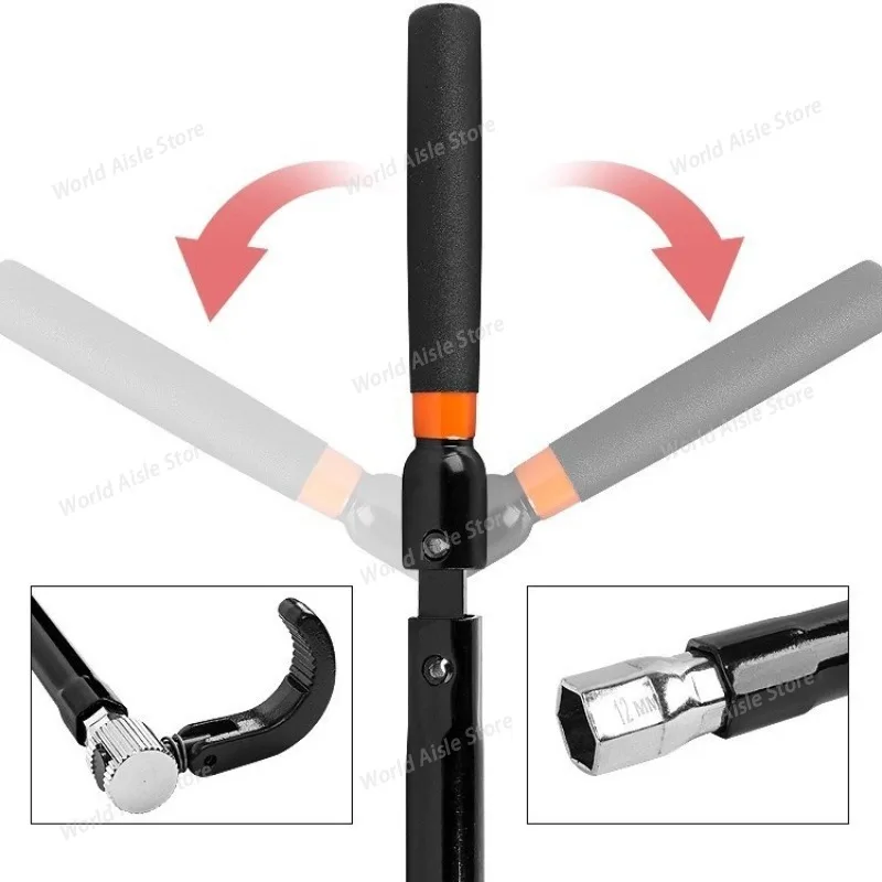 Household Sink Wrench Set, Kitchen and Bathroom Faucet Valve, Rotatable and Detachable Socket, Multi-specification Combination