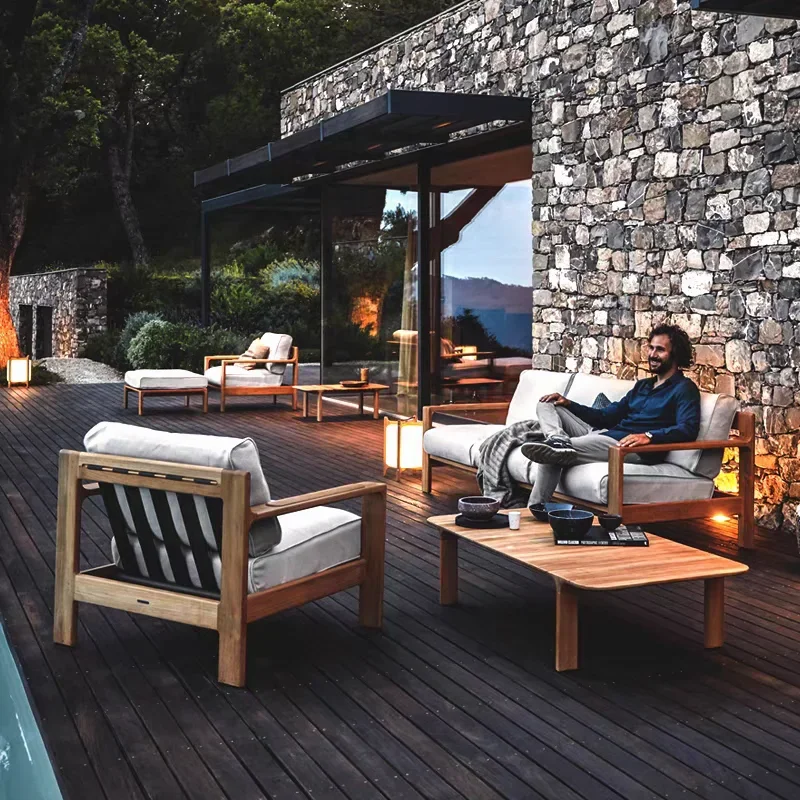 

Скандинавский стул, уличные диваны, удобная вилла, двор, акцент, садовые диваны, деревянная уличная мебель для отеля, Sillas Lshysf