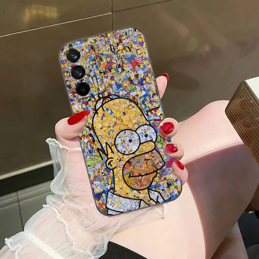 Etui Cute Baby The S-Simpsons Case dla Realme C11 C15 C20 C21 C21Y C30 C30S C33 C35 C55 C53 C63 C65 GT NEO 2 NARZO 50 X50 Case Funda