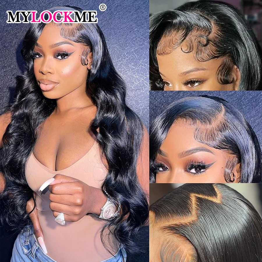 Body Wave 13x4 13x6 Lace Front Wig Human Hair 26 28 30 32 34Inch 6x4 5x5 Glueless Wig Human Hair Wet And Wavy Lace Frontal Wig