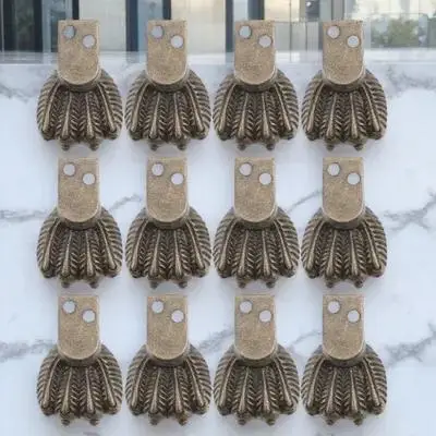 

12Pcs Beast Foot Furniture Foot Pad Zine-Alloy Material Heightening Base for Home Decor Anti-Slip Design Anti-Slip Base