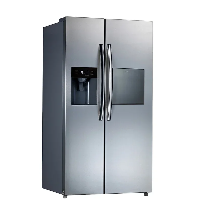 

Hot selling high-quality side-by-side door refrigerator with distributor