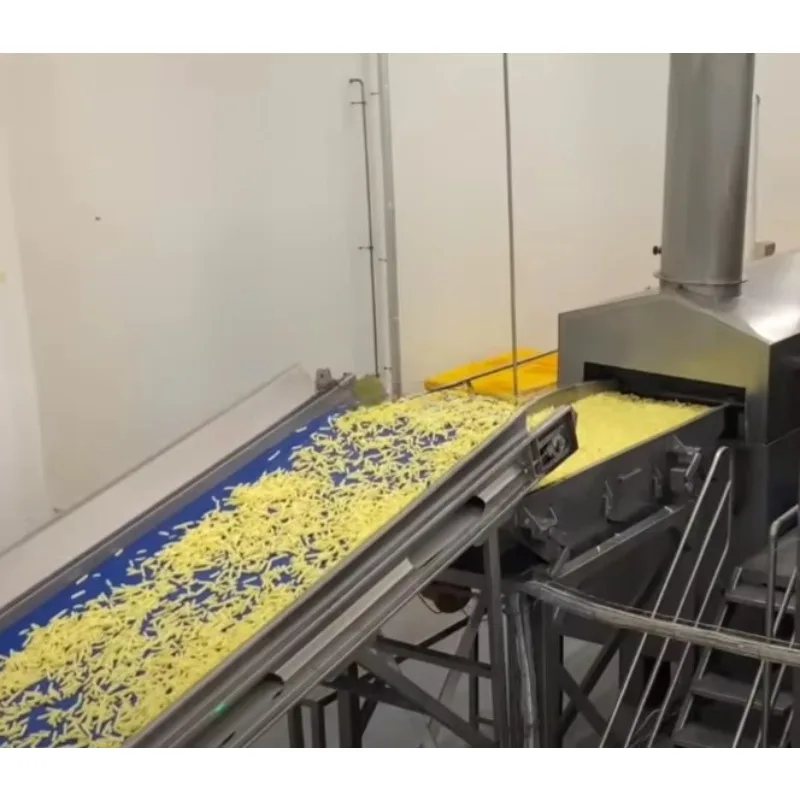 2025 Commercial Automatic Potato Processing Line 125-180℃ Precision Temp PLC Touch Customized