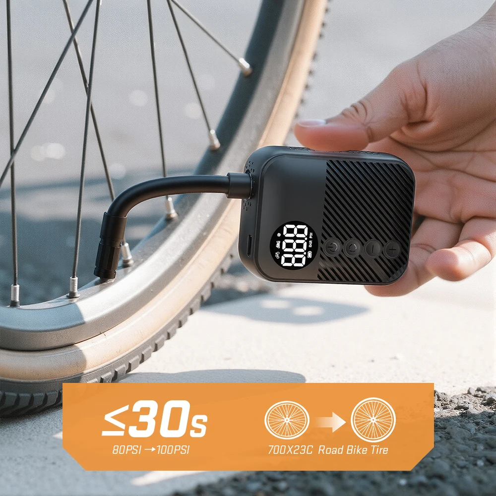 TPU inner tube 700cPortable Lanyard Air Pump  - High-Power, Fast-Inflating Tool for Mountain Bikes, Balls & Outdoor Sports Gear