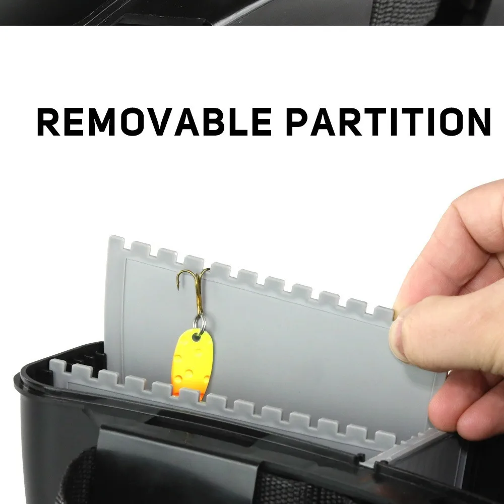 المحمولة الحاويات صندوق معالجة الصيد حالة الصيد السنانير الصيد إغراء حامل ملحقات صندوق تخزين صندوق معدات صيد الأسماك #1