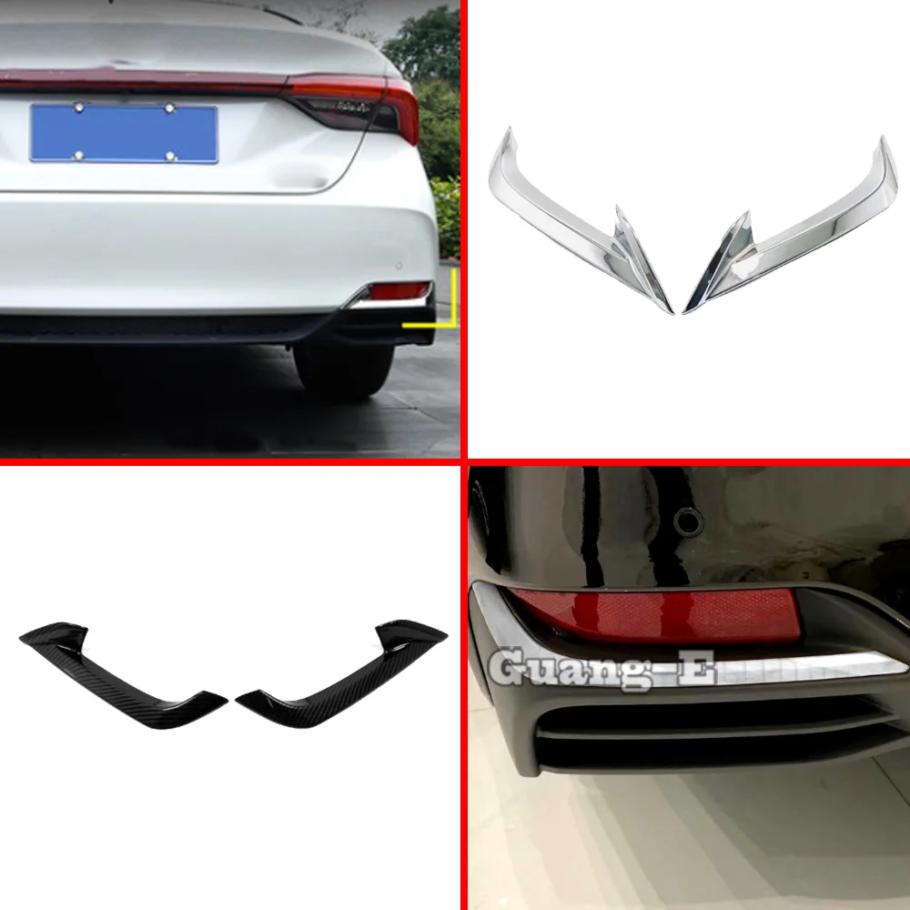 

For Toyota Avalon Xx50 2018 2019 2020 2021 2022 2023 Detector ABS Chrome Cover Trim Back Tail Rear Fog Light Lamp Frame Parts