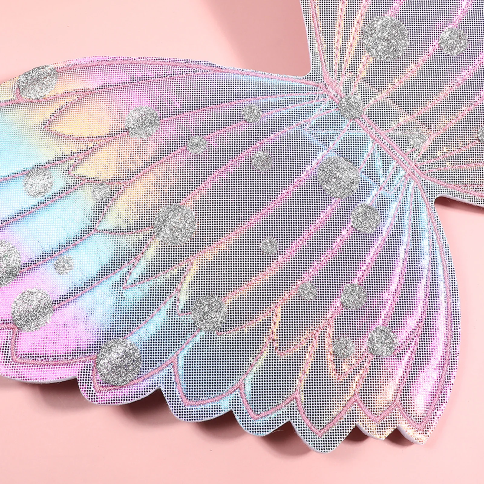 어린이용 컬러풀 천사 날개 요정 날개 코스튬 파티 공연 코스프레 어린이 의상 액세서리 천사 날개 소품