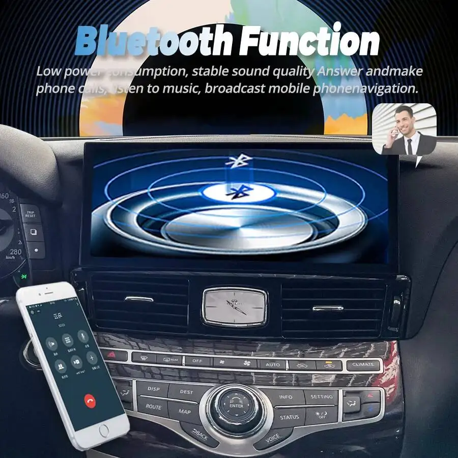 Yes Android 15 Touch Screen For Infiniti Q70 M25 M35 2011-2017 Car Radio GPS Navigation Auto Stereo Multimedia Player Carplay