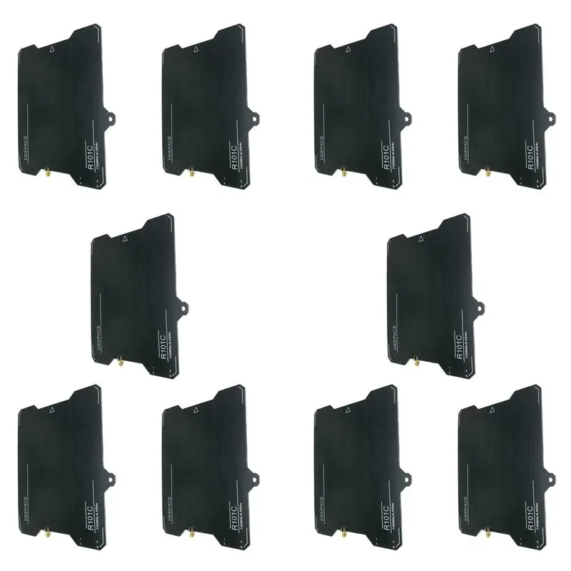 

Антенна AYHF, 10 шт., высокопрочная, R101C, 730 МГц-6,5 ГГц, 7 дБи, Ads-B, UWB, широкополосная направленная антенна, 23x22,5 см, черная