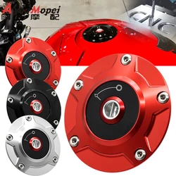 New For DUCATI Diavel V4 2023 Streetfighter V2 Panigale 1199 1299 899 959 CNC Motorcycle Fuel Gas Tank Cap With Key Airbox Cover