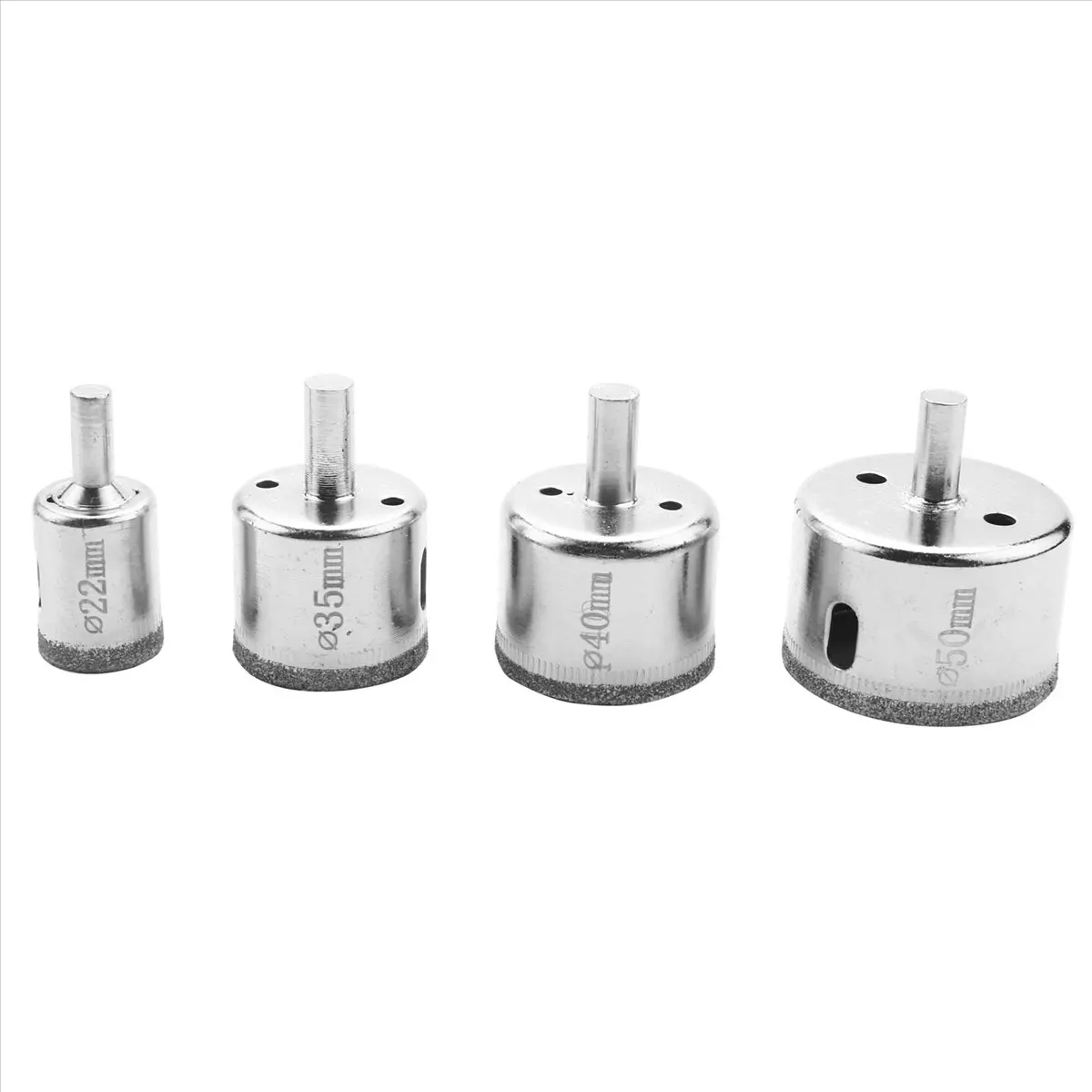 

SEO 36Pcs Diamond Drill Bits Glass Tile Hole Saw Bits Set, Hollow Core Drill Bits, Extractor Remover Hole Saws for Glass