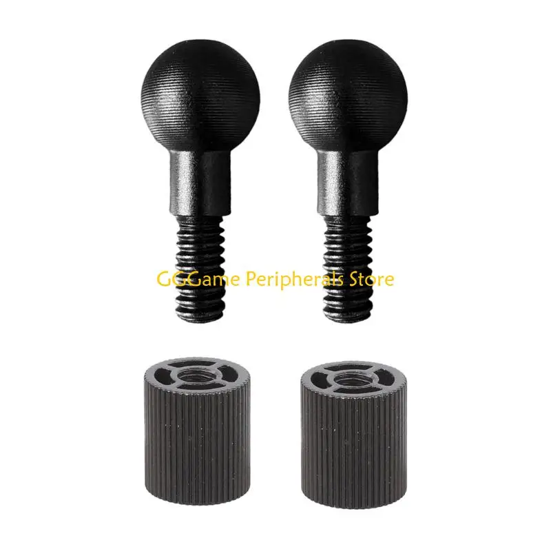 

U55B 2PCS 0.59in Ball Head 1/4Inch Screw Adapter Durability Aluminum Photography Accessory For Action Cameras Phones Part