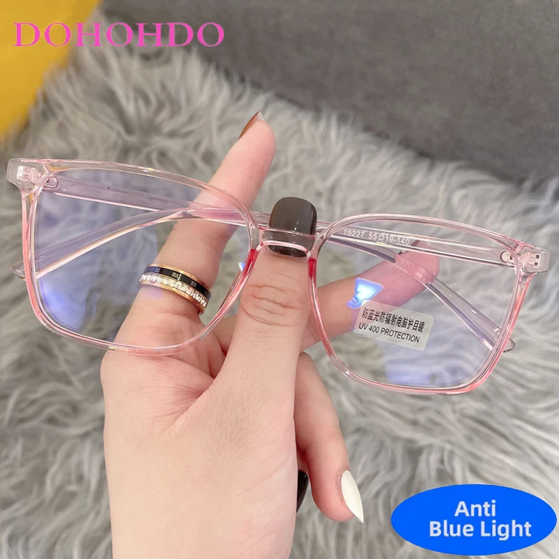 

Fashion Trendy INS Classic Square Anti Blue Light Glasses Luxury Brand Designer Eyeglasses Men Women For Office Work Lentes Очки