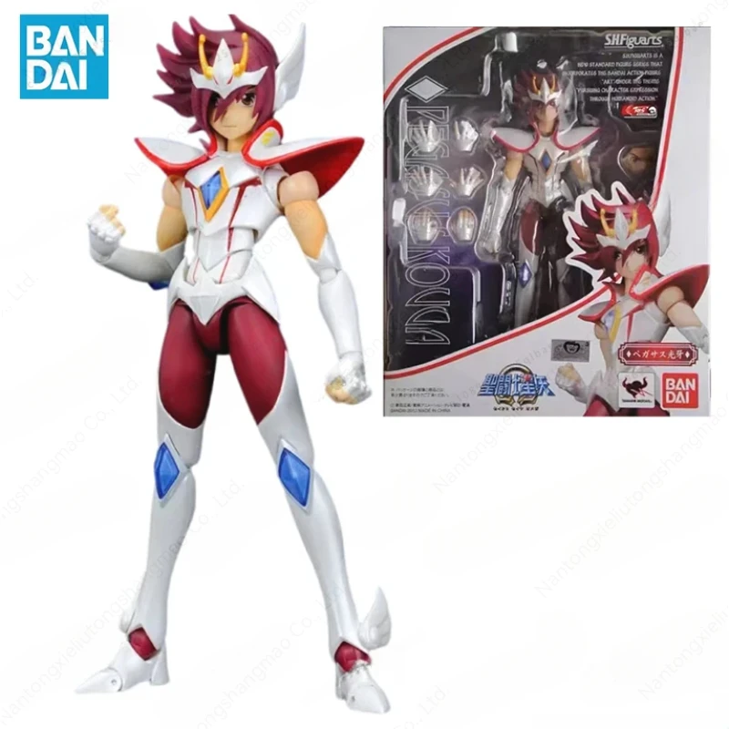 

In Stock Bandai S.H. Figuarts SHF Pegasus Kouga Saint Seiya Omega Spot Anime Action Collection Figure Model Toys