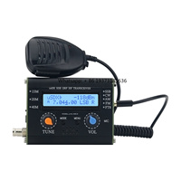 5W UsDX SDR QRP Transceiver QCX-SSB to SSB 3-Band All Mode HF Transceiver with Handheld Microphone