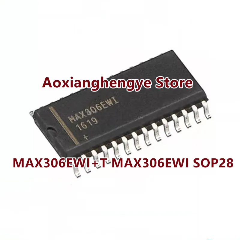 1PCS MAX306EWI+T MAX306EWI SOP-28 Precision, 16-Channel/Dual 8-Channel, High-Performance, CMOS Analog Multiplexers