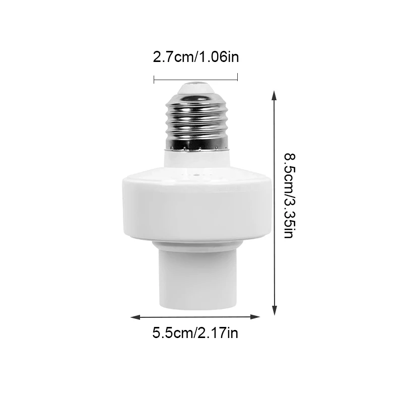 1Pc bezprzewodowy pilot E27 gniazdo światła uchwyt lampy do żarówek LED gniazdo lampy bezprzewodowy zestaw włącznika światła AC180-240V