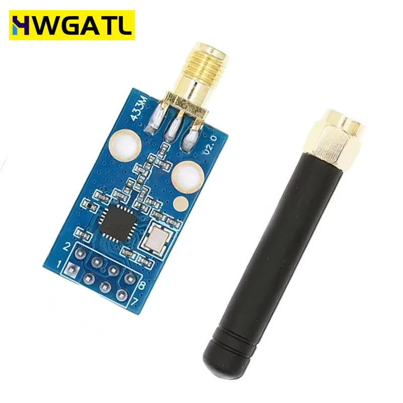 HWGATL CC1101 433MHz Wireless Module With SMA Antenna Wireless Transceiver Module