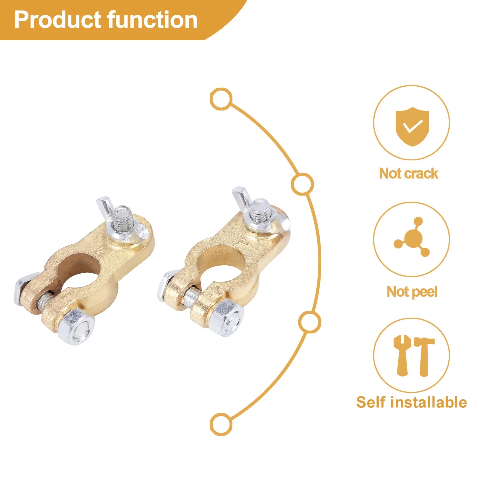 Look-2 قطعة السيارات سيارة قارب شاحنة بطارية محطة المشبك كليب موصل مشبك البطارية البطارية #5