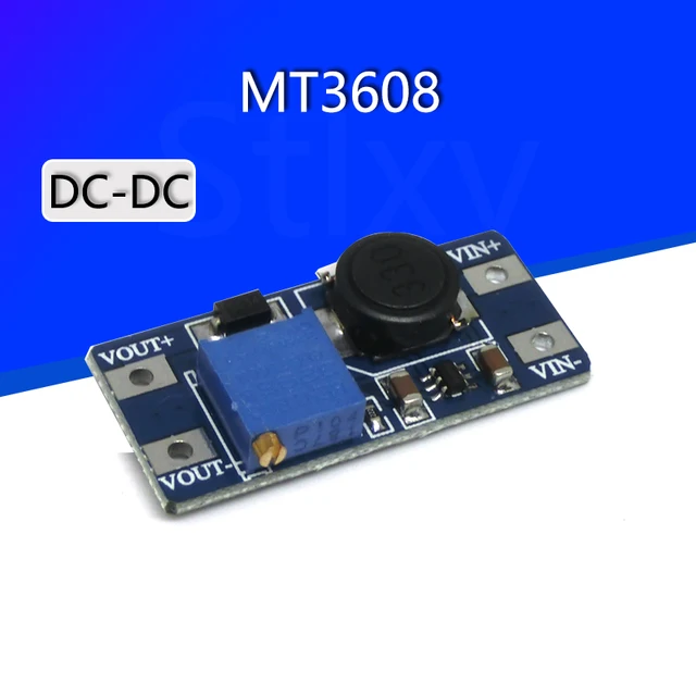 MT3608 Przetwornica DC-DC Step Up Booster Moduł zasilacza Boost Step-up Board Wyjście MAX 28V 2A