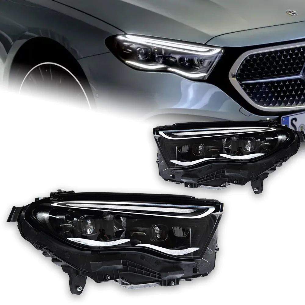 Car Lights For Benz W214 Car LED Headlights DRL E200 E300 E-Class Signal Front Projector Lens Head Lamp Automotive Accessories