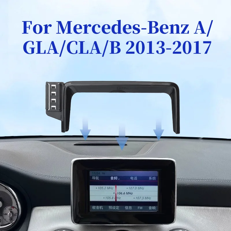 

Car Phone Holder Wireless Charger For Mercedes-Benz A Class W176 GLA X247 CLA C118 B Class 2013-2017 Auto Interior Accessories