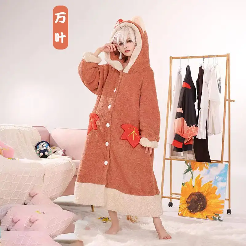 Scaramouche / Tighnari Pajamas GenshinImpact Wanderer Sleepwear Cosplay Doujin Costume Winter Hoodie Pants Pyjamas Christmas