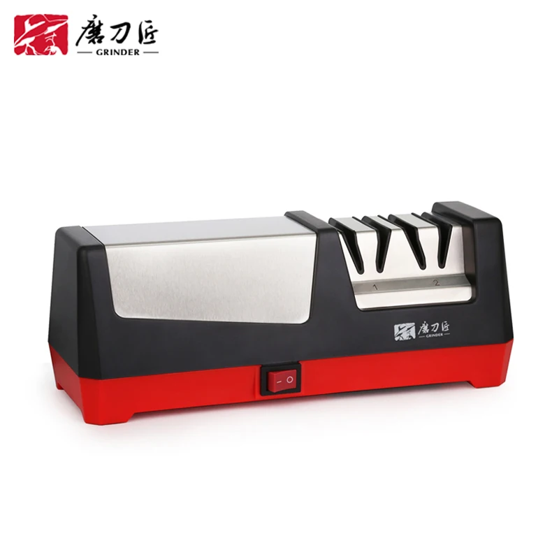 GRINDER Household kitchen two-stage Professional Electric Knife sharpener Sharpening Stone Tool Motorized Rotating Diamond