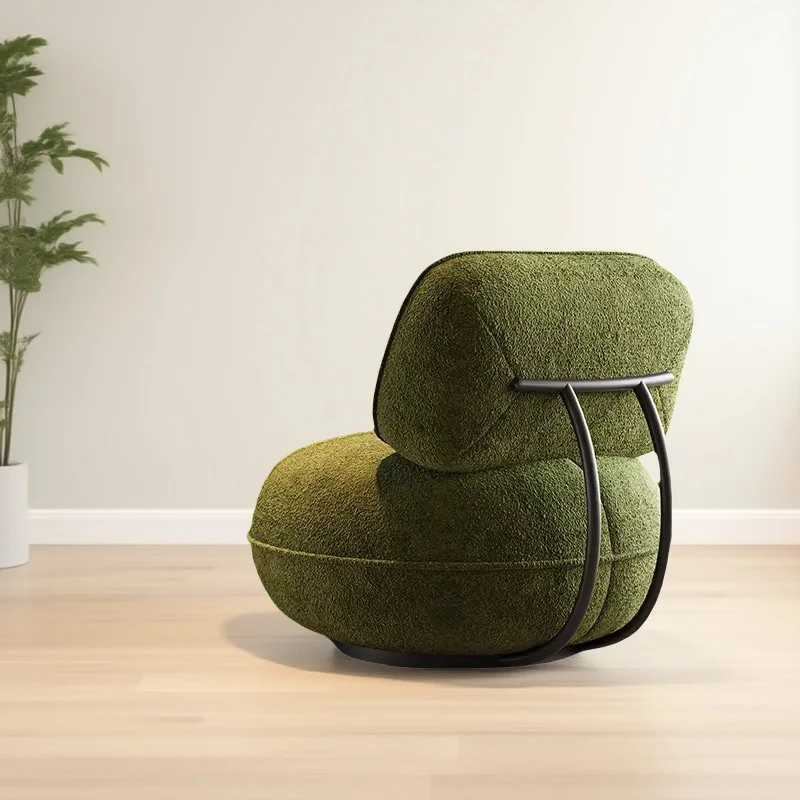 Ergonomic Modern Simple Chair Living Room Sponge Nordic Recliner Rocking Chair Designer Mobile Fauteuil Salon Home Furniture