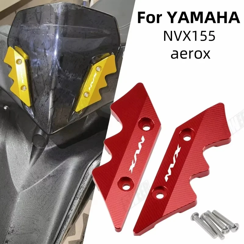 

For YAMAHA NVX155 V1-V2 AEROX155 CNC Modification Motorcycle Accessories Windshield Deflectors Windscreens Bracket Protector