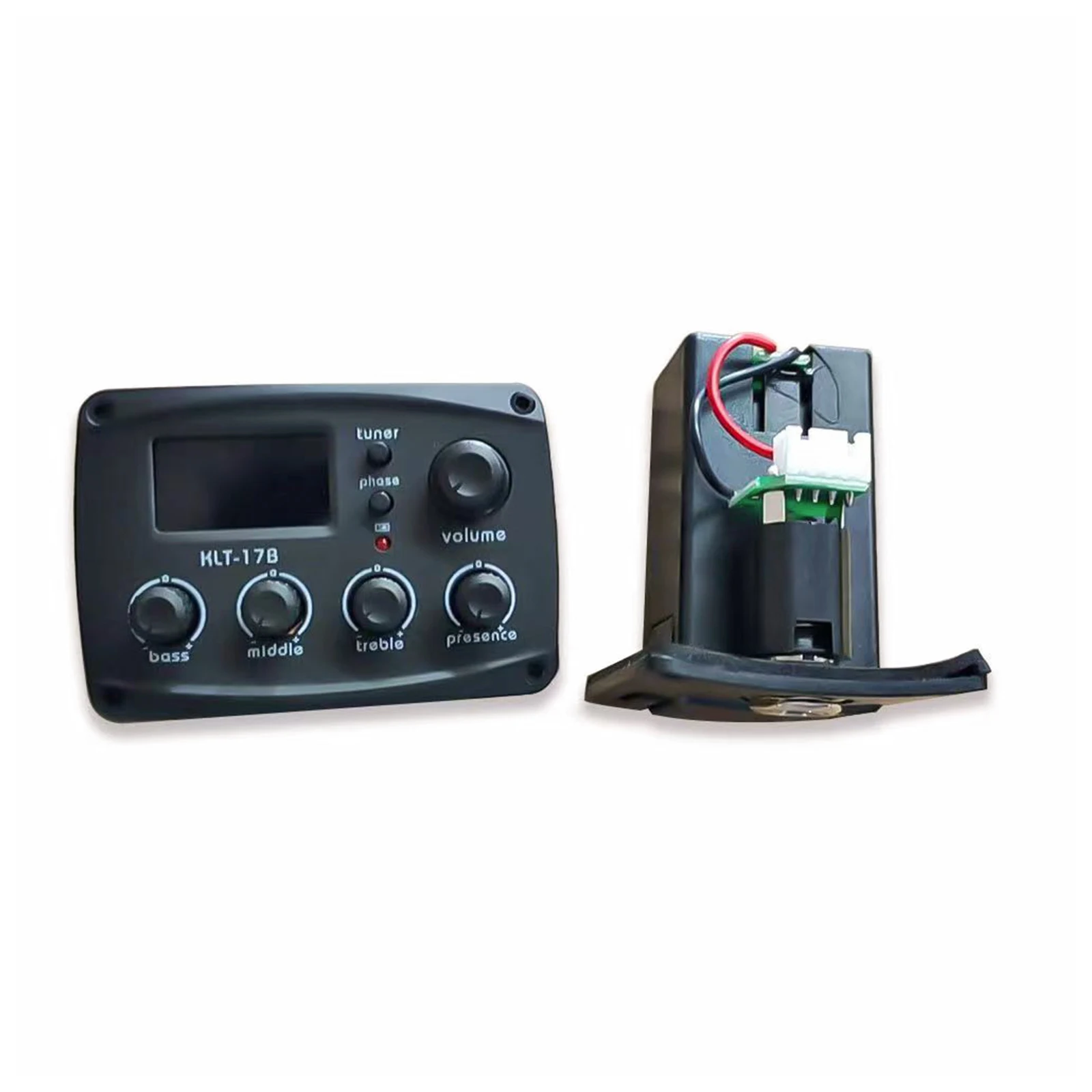 Micro de guitare acoustique micro de guitare classique folk à quatre sections avec douze accordeurs de taux moyen Volume de sortie de tête Audio 6.35