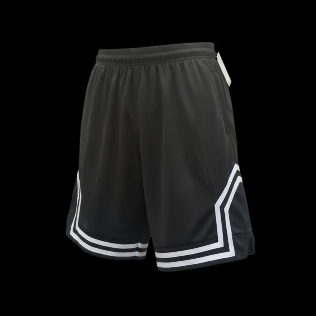 Shorts curtos de basquetebol masculinas calças desportivas secas brancas