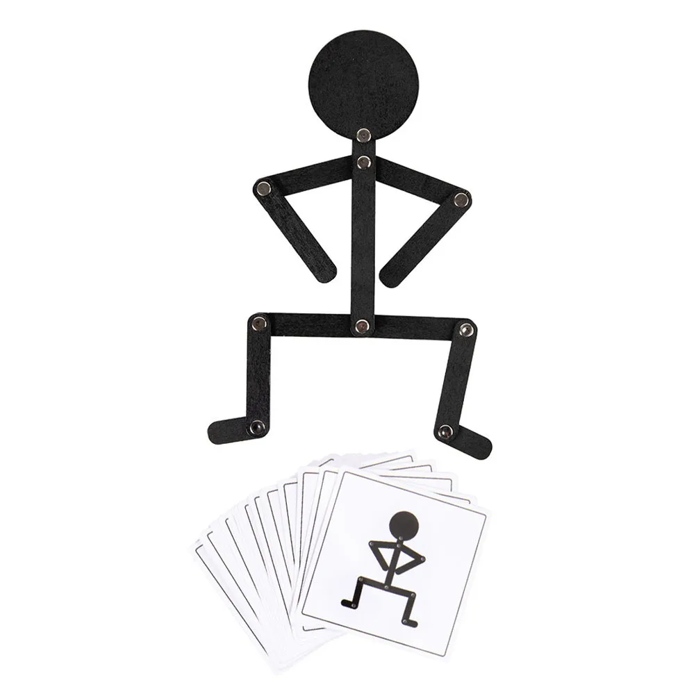 1Set Kinder Holz Puzzle Kleine Figur Spiel Pädagogisches Frühes Lernen Feinmotorik Entwicklung Kognitive Problem Lösung