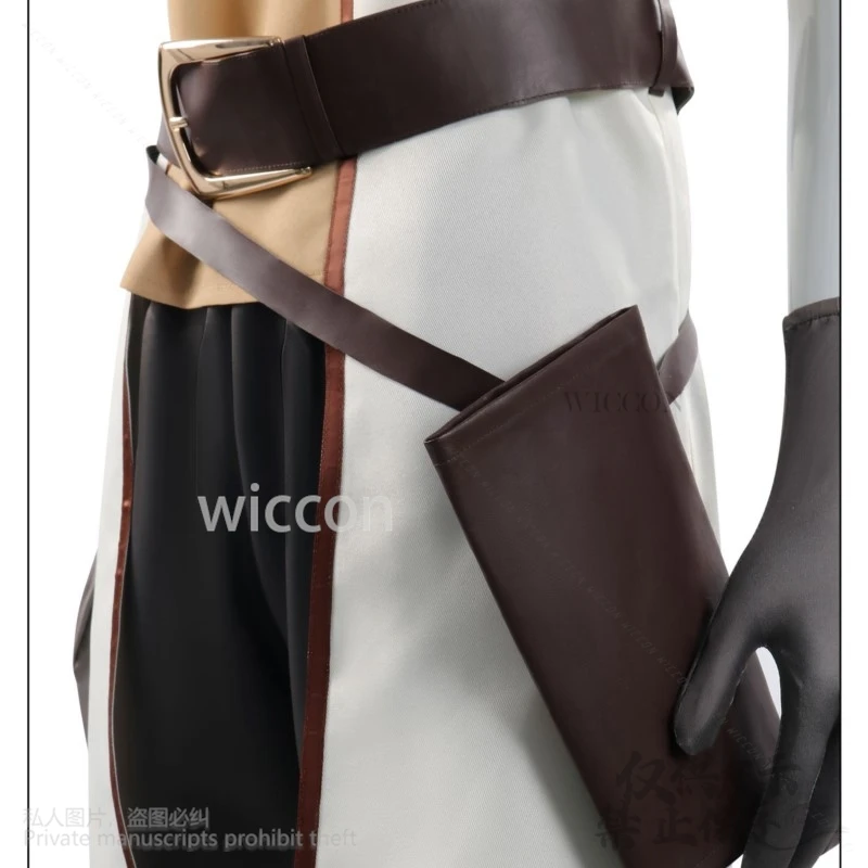 Anime filme rouhrim anéis hera batalha anime traje calças superiores uniforme cos perucas vermelhas para o dia das bruxas adereços de natal personalizado