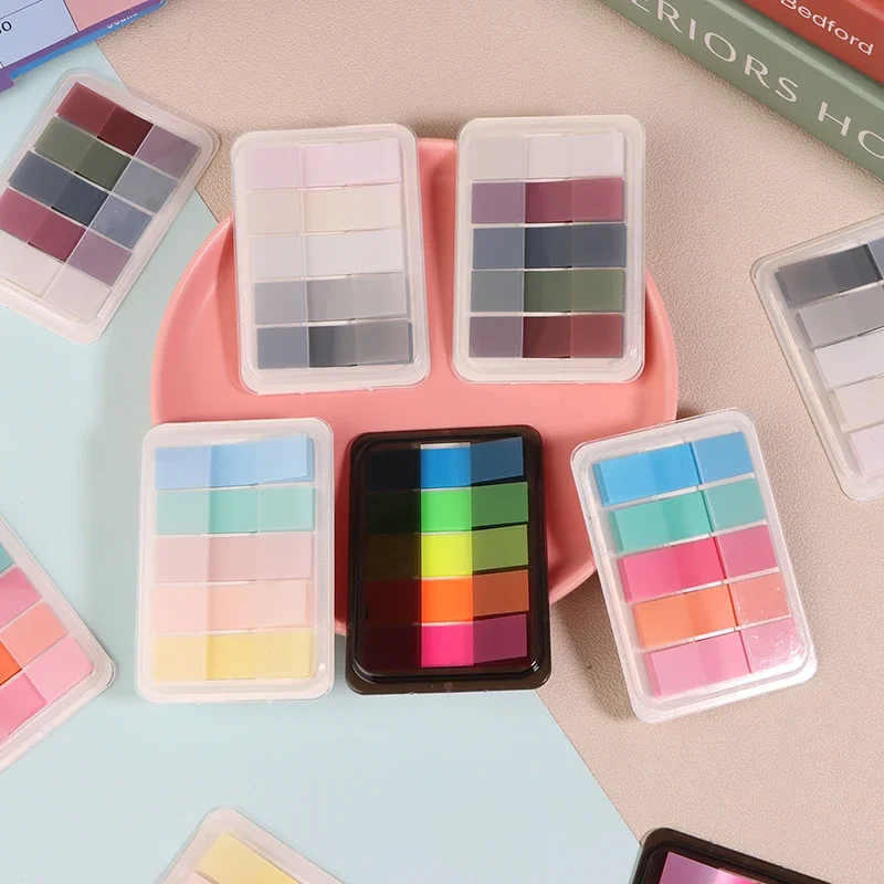 2 Box 200pcs  Stickers Extractable Sticky Tabs Page Markers Sticky  Tabs Writable Page Sticky Notes Transparent Color