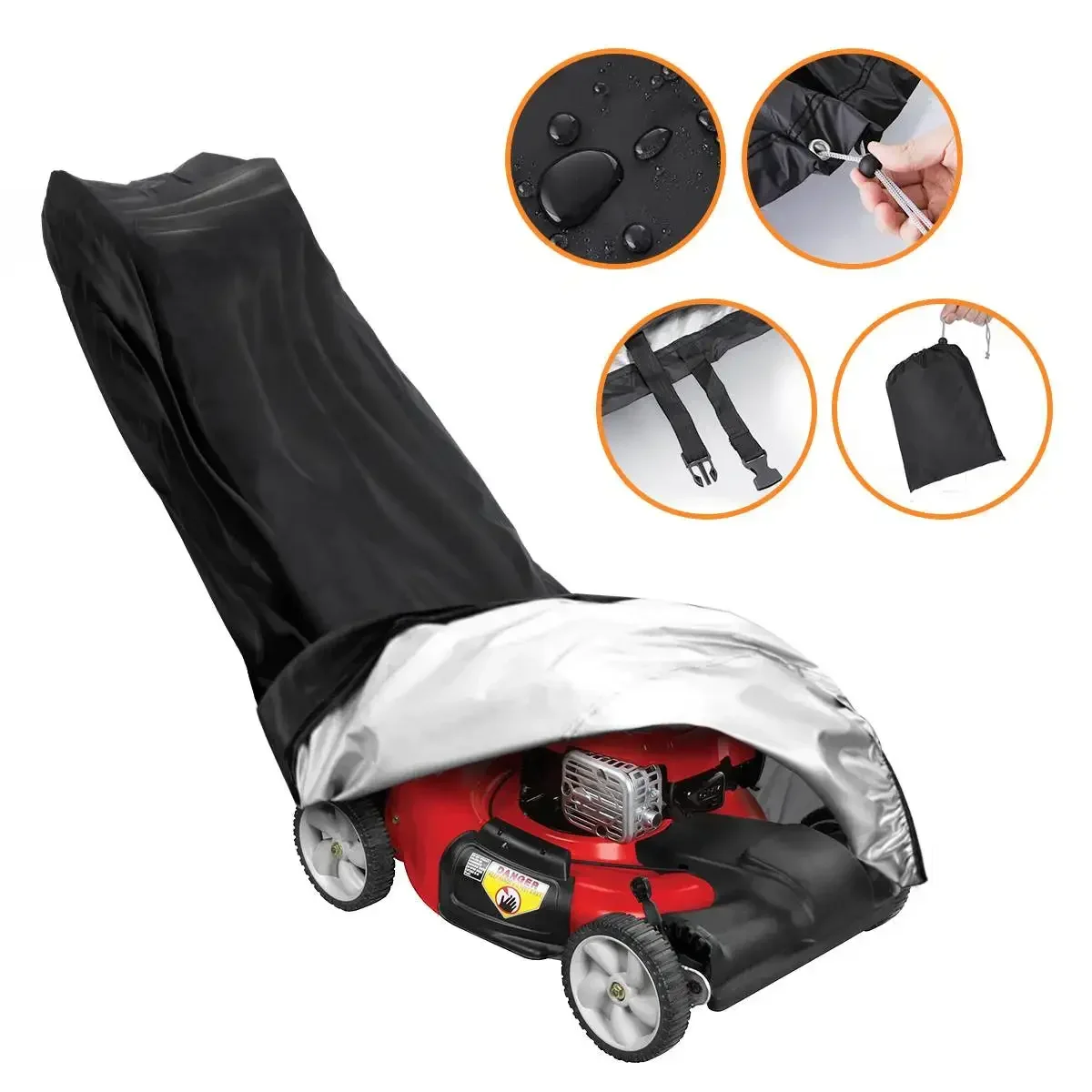 Outdoor Garden Sunscreen Sunblock Shade Greenhouse lawn mower Cover Polyester Fiber Anti-UV dust rain proof Sunshade Cloth
