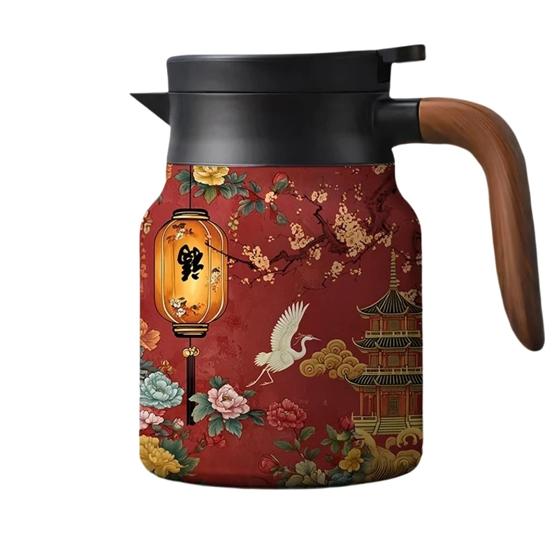 

Large-capacity thermal insulation pot stew teapot tea separation stuffy bubble open kettle thermal bottle