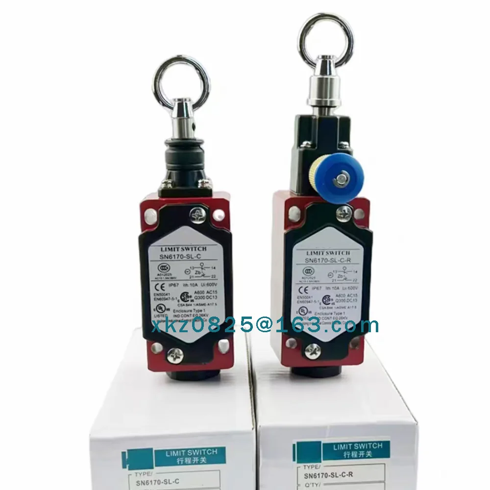 Genuine New for  Pull Rope Switch SN6170-SL-C-R SN4170-SL-C-R SN2170-SL-C-R Pull Switch Safety Switch Emergency Stop Switch