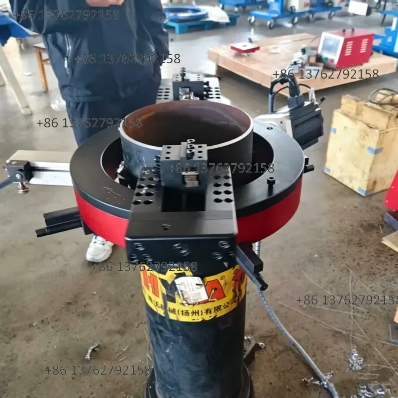 【2026】 OCP-325 SERIN Industrial Grade Pipe End Preparation Tool Auto-feed OD-mounted Cutting Beveling Machine Clamshell with