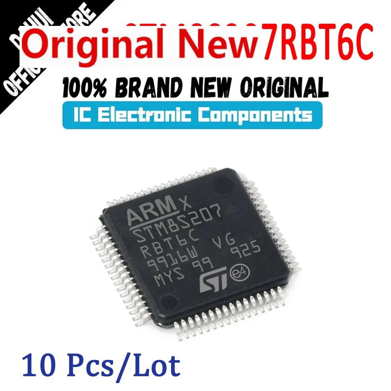 

Чип STM8S207RBT6C STM8S207RBT6 STM8S207RBT STM8S207RB STM8S207R STM8S207 STM8S STM8 STM IC MCU, оригинальный чип