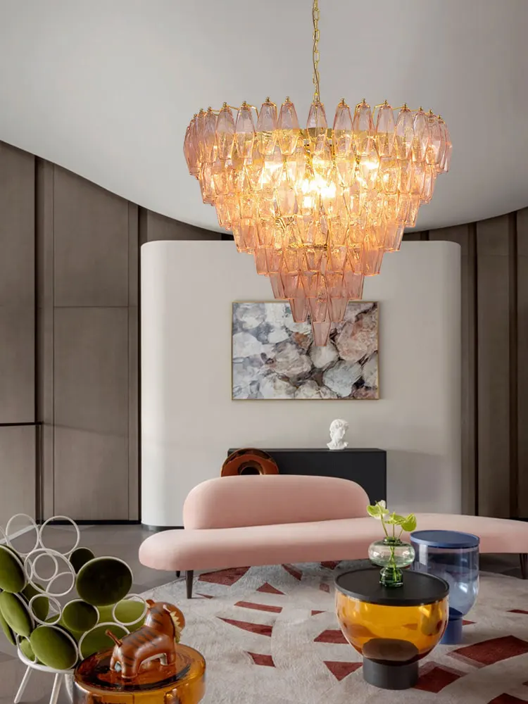 

Green Life Art Deco Gold Chrome Dimmable Led Chandelier Hanging Light Suspension Luminaire Lampen Pendant Light For Dinning Room