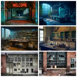 Abandoned Laboratory School Building Scene Backdrop Horror Themed Party Room Escape Game Photography Background Photostudio Prop