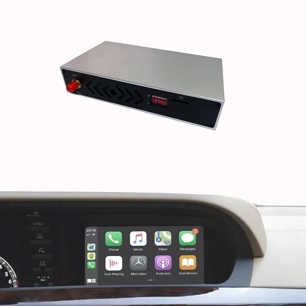 Wireless Radio Carplay Android Box for Benz S Class W221 W216 NTG3.0 NTG3.5 Android Auto Mirror Link DVD Car Player